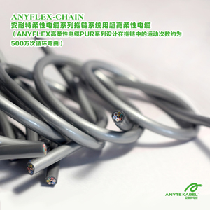 关于安耐特高柔性拖链电缆型号选型及说明