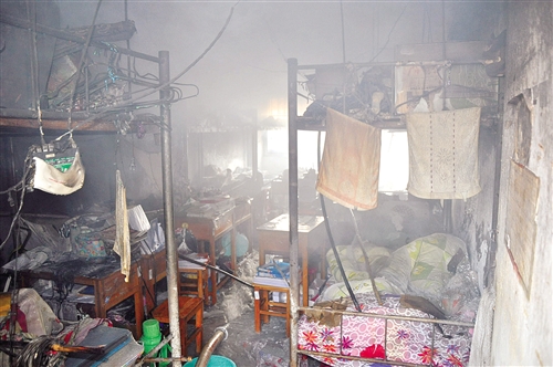 大学宿舍注意防火